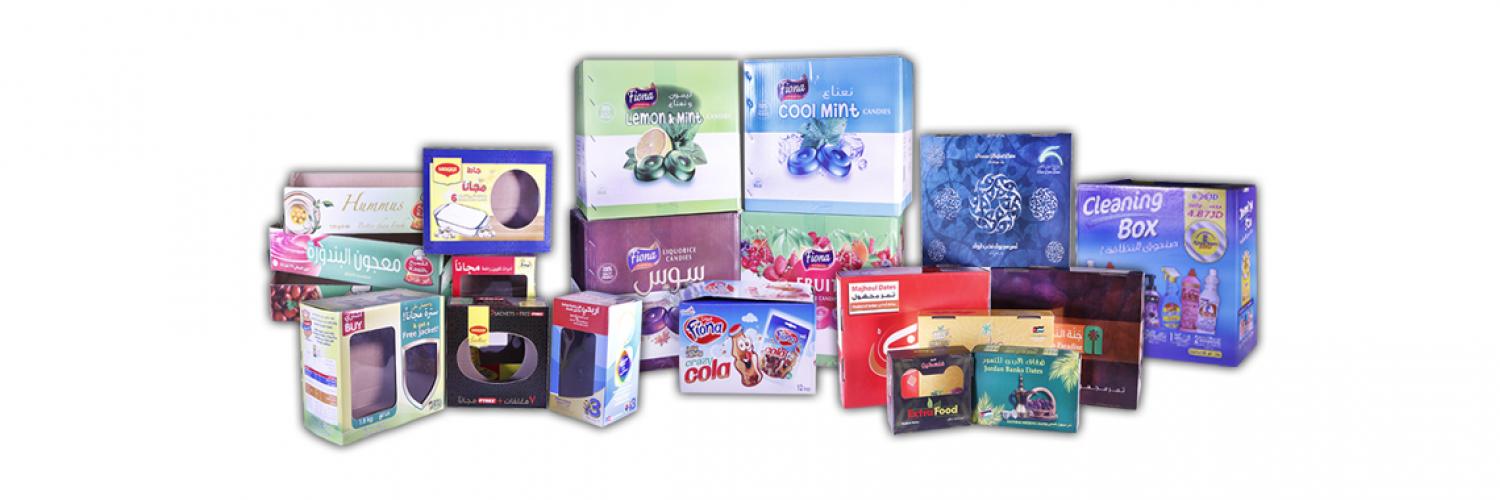 Printed packaging Glossy